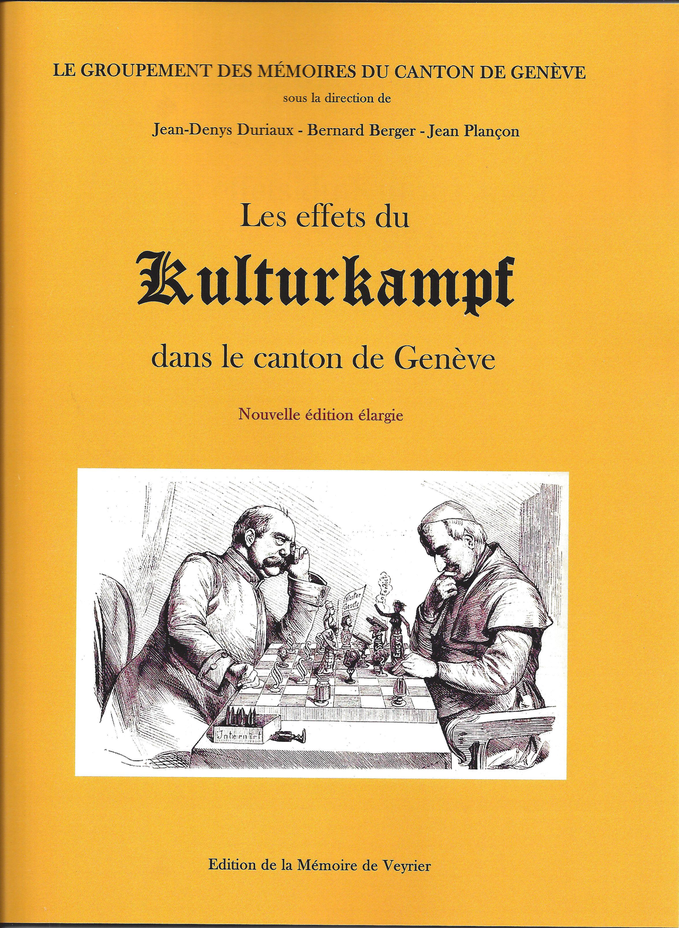 Les effets du Kulturkampf dans le canton de Genève