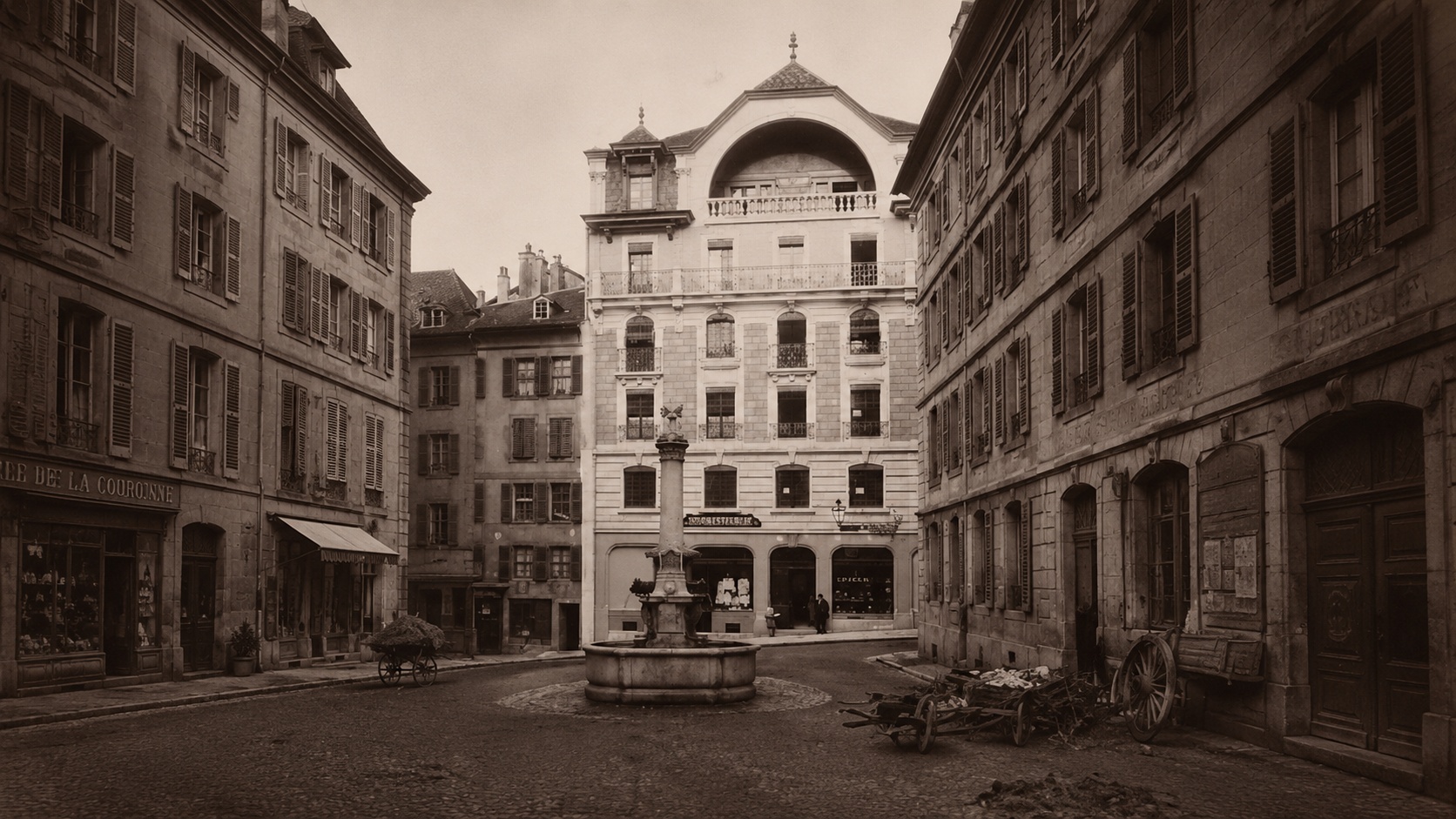 Place du Grand-Mézel, ancien quartier juif de Genève