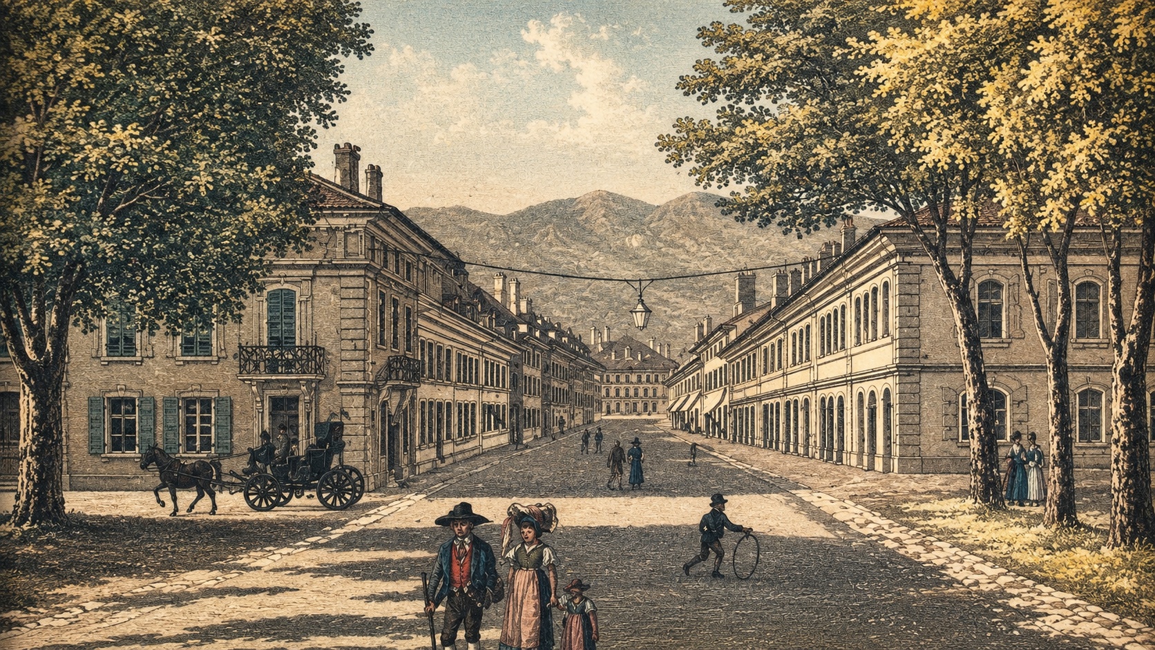 Rue Saint-Joseph à Carouge